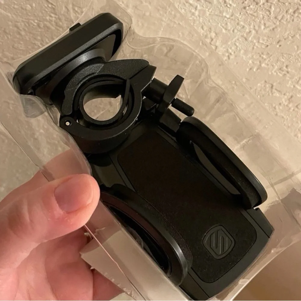 Scosche Black Bike Mount for Mobile Devices OPENED BOX! LOOKS GREAT!!